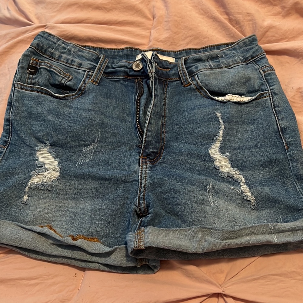 KanCan High waist denim shorts